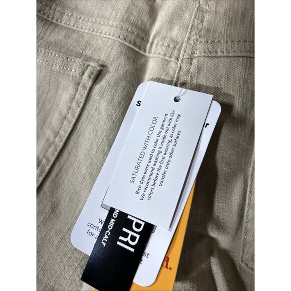 Ruby Rd Slimming Stretch Mid-Capri PantsChino Color Womens 16P Elastic Waist - Picture 11 of 11